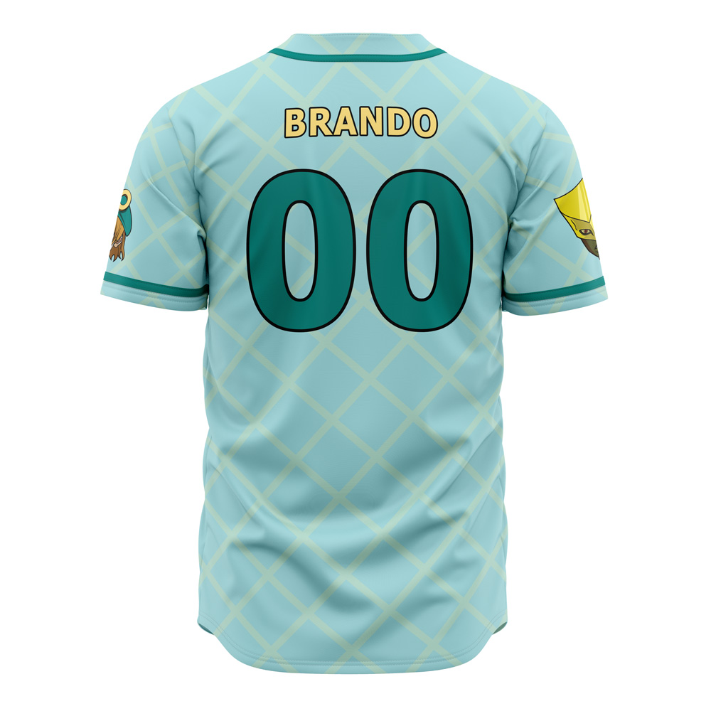 Auratic Dio Jojo’s Bizarre Adventure Baseball Jersey