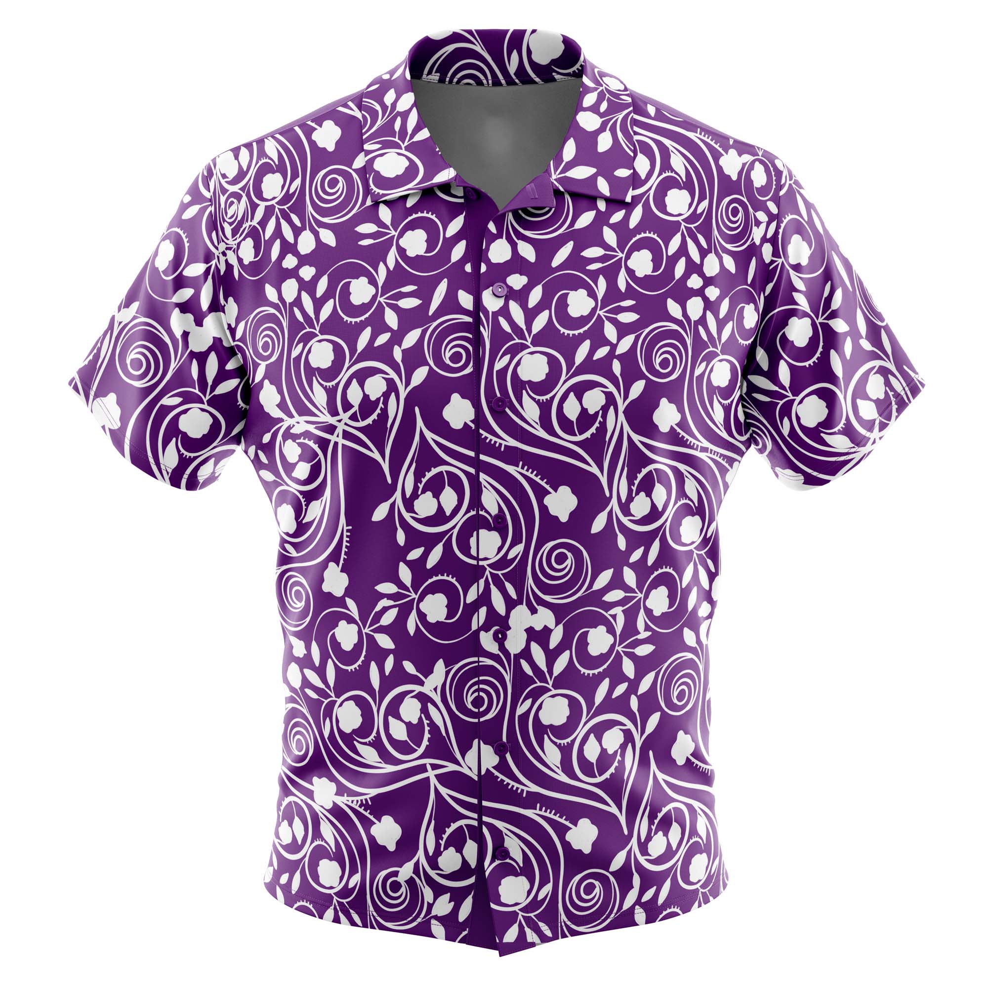 B aki Button Up Hawaiian Shirt -BXCS--1-3-1-1