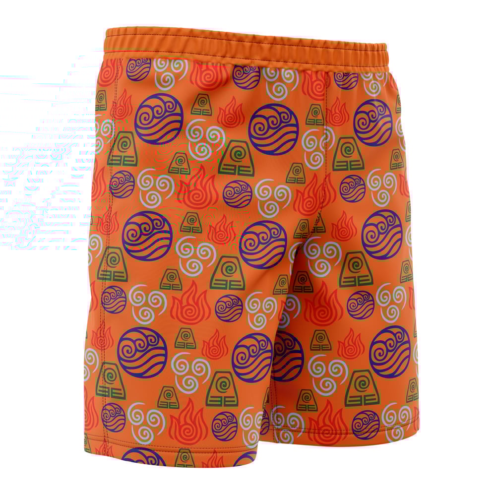 Bending Elements Avatar Board Shorts Swim Trunks
