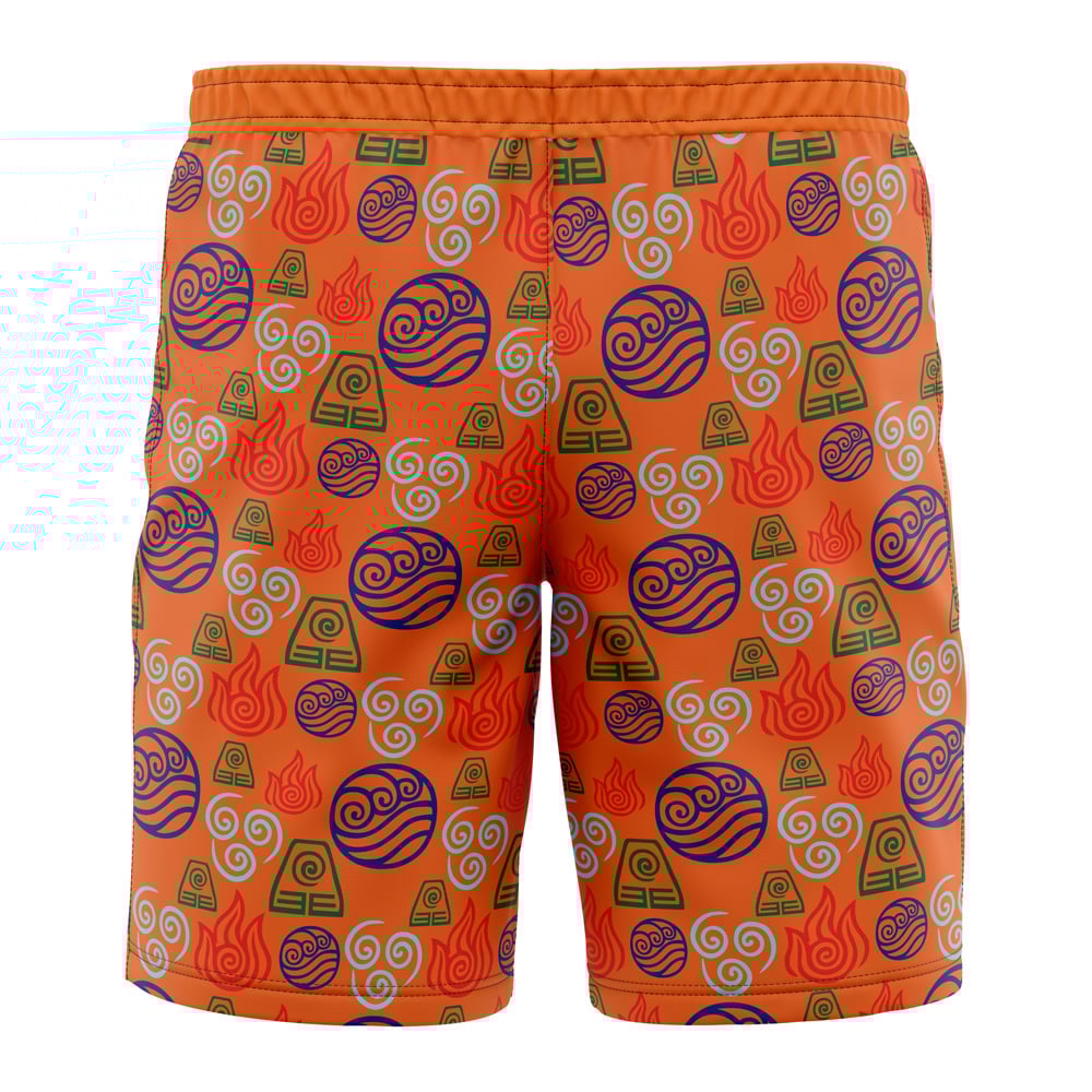 Bending Elements Avatar Board Shorts Swim Trunks