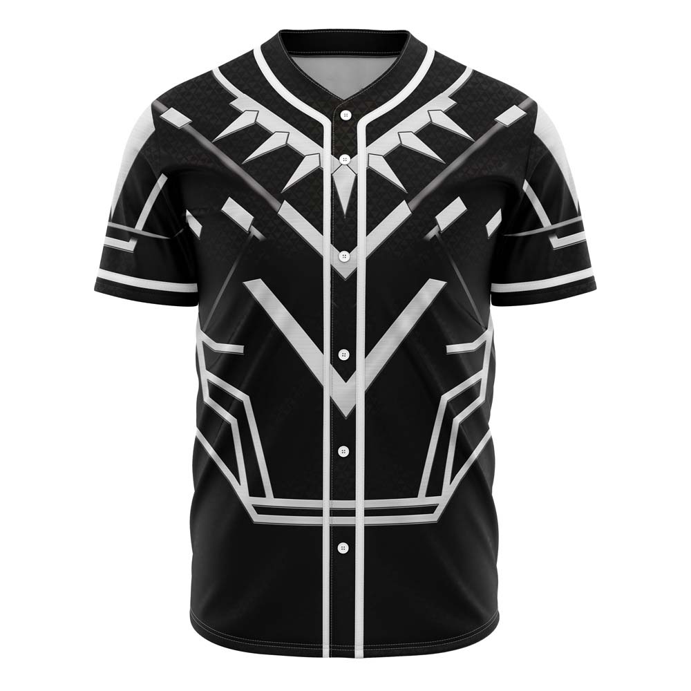Black Panther Cosplay Marvel Baseball Jersey