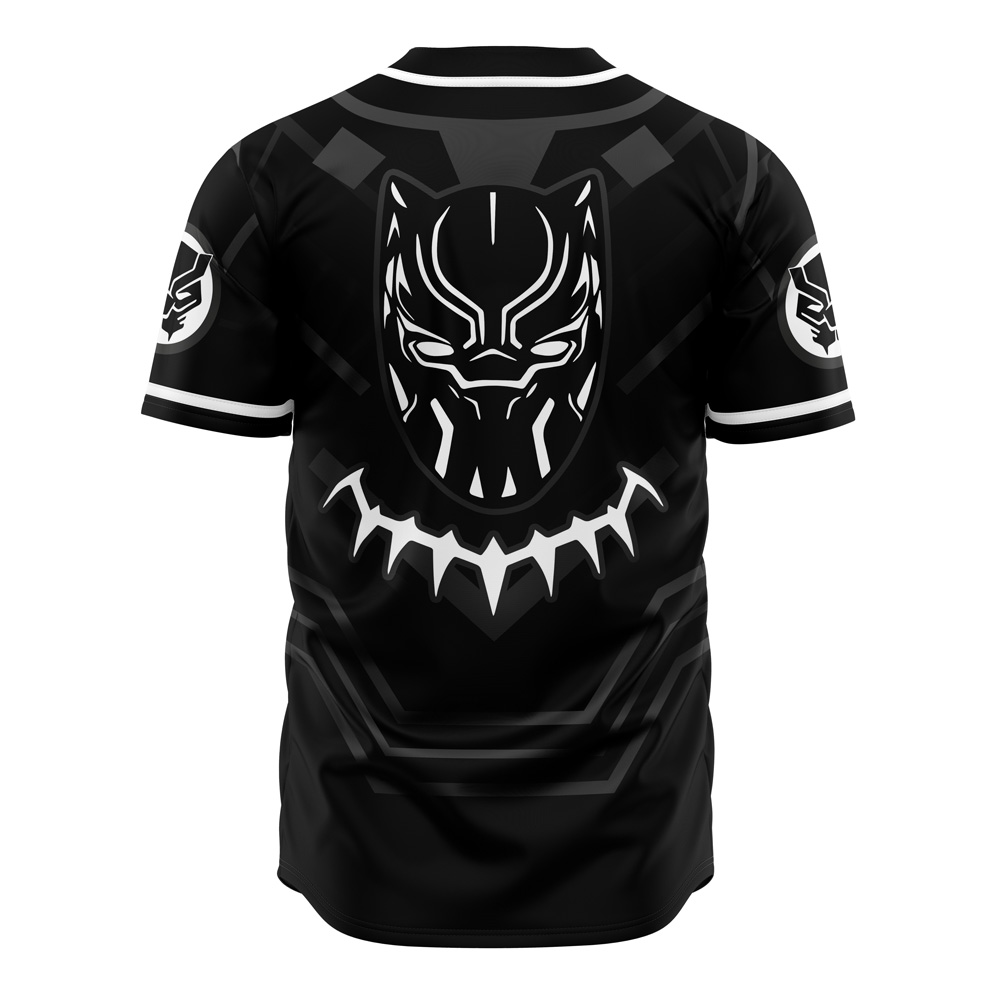 Black Panther Marvel Baseball Jersey