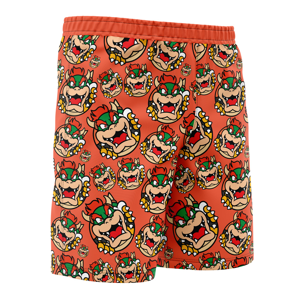 Bowser Super Mario Board Shorts Swim Trunks