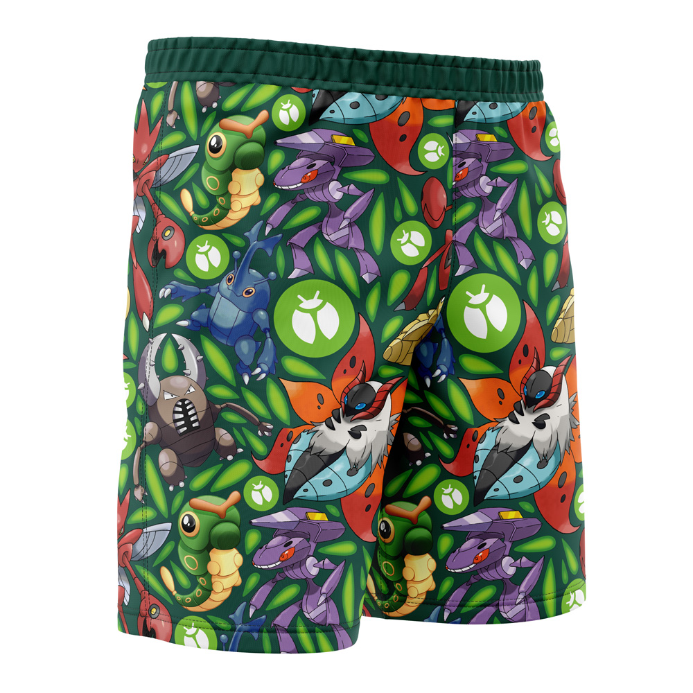 Bug Type Pokemon Pokemon Board Shorts Swim Trunks