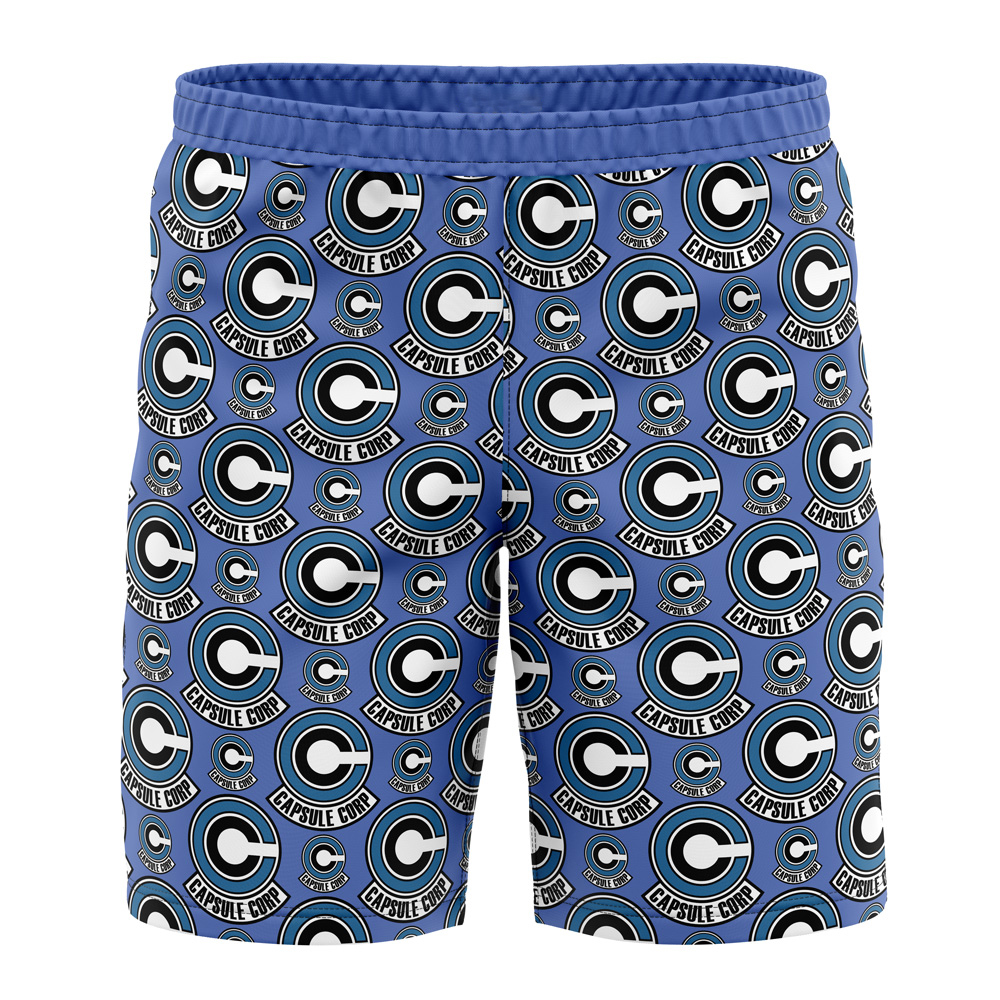 Capsule Corp Dragon Ball Z Board Shorts Swim Trunks