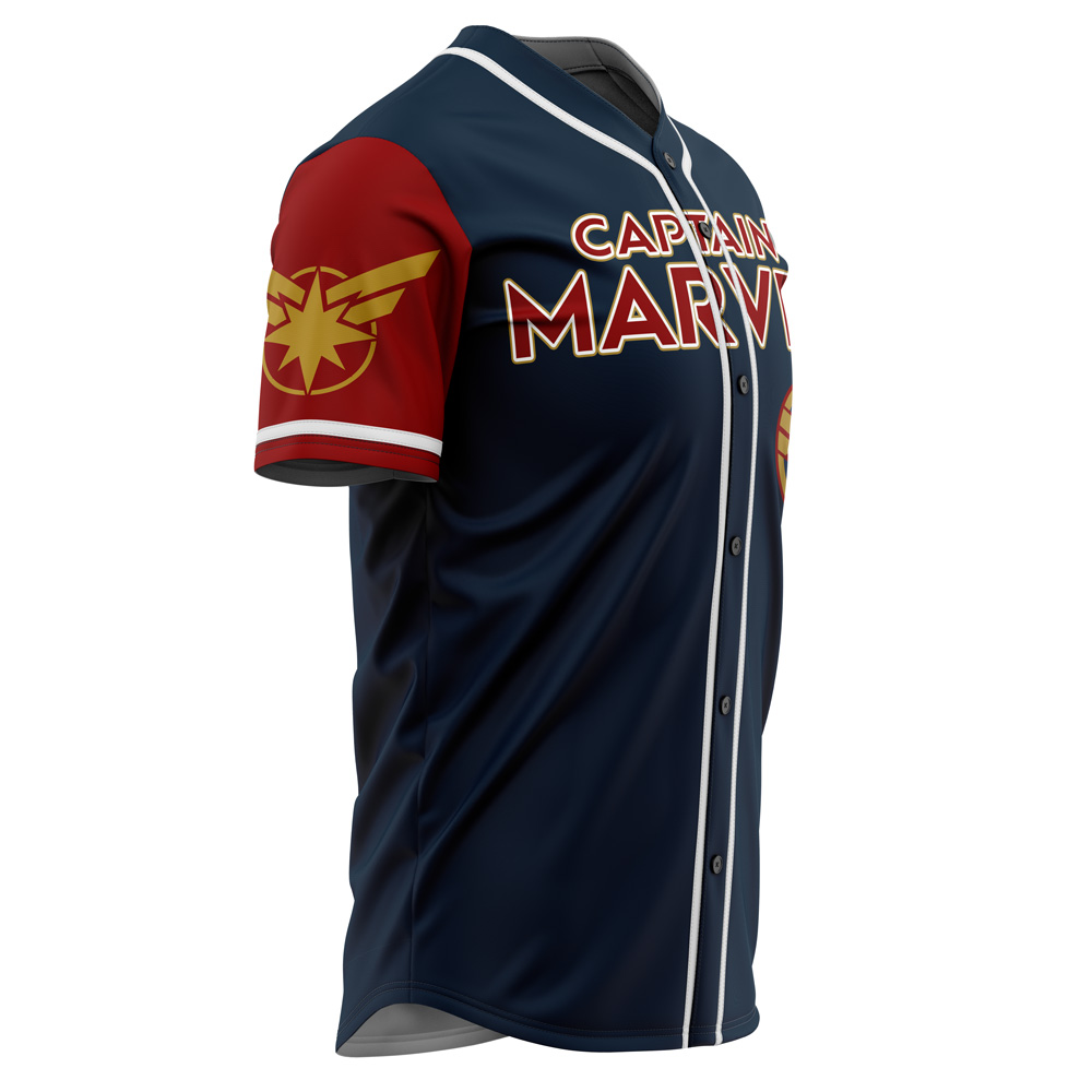 Captain Marvel Marvel Baseball Jersey