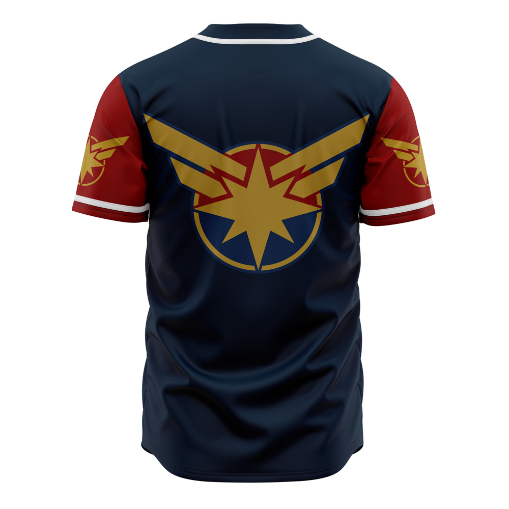 Captain Marvel Marvel Baseball Jersey