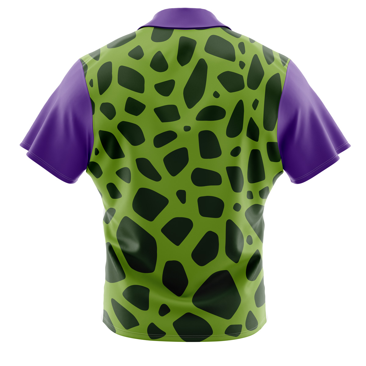 Cell DBZ Button Up Hawaiian Shirt