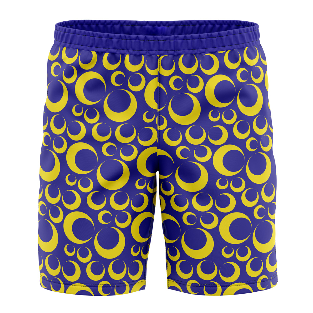 Crescent Moon Sailor Moon Board Shorts Swim Trunks