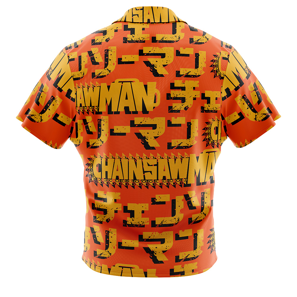 Denji Chainsaw Man Button Up Hawaiian Shirt 2