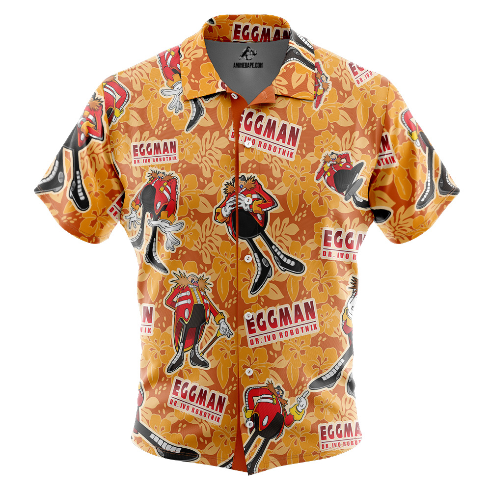 Dr. Robotnik's Sonic The Hedgehog Button Up Hawaiian Shirt