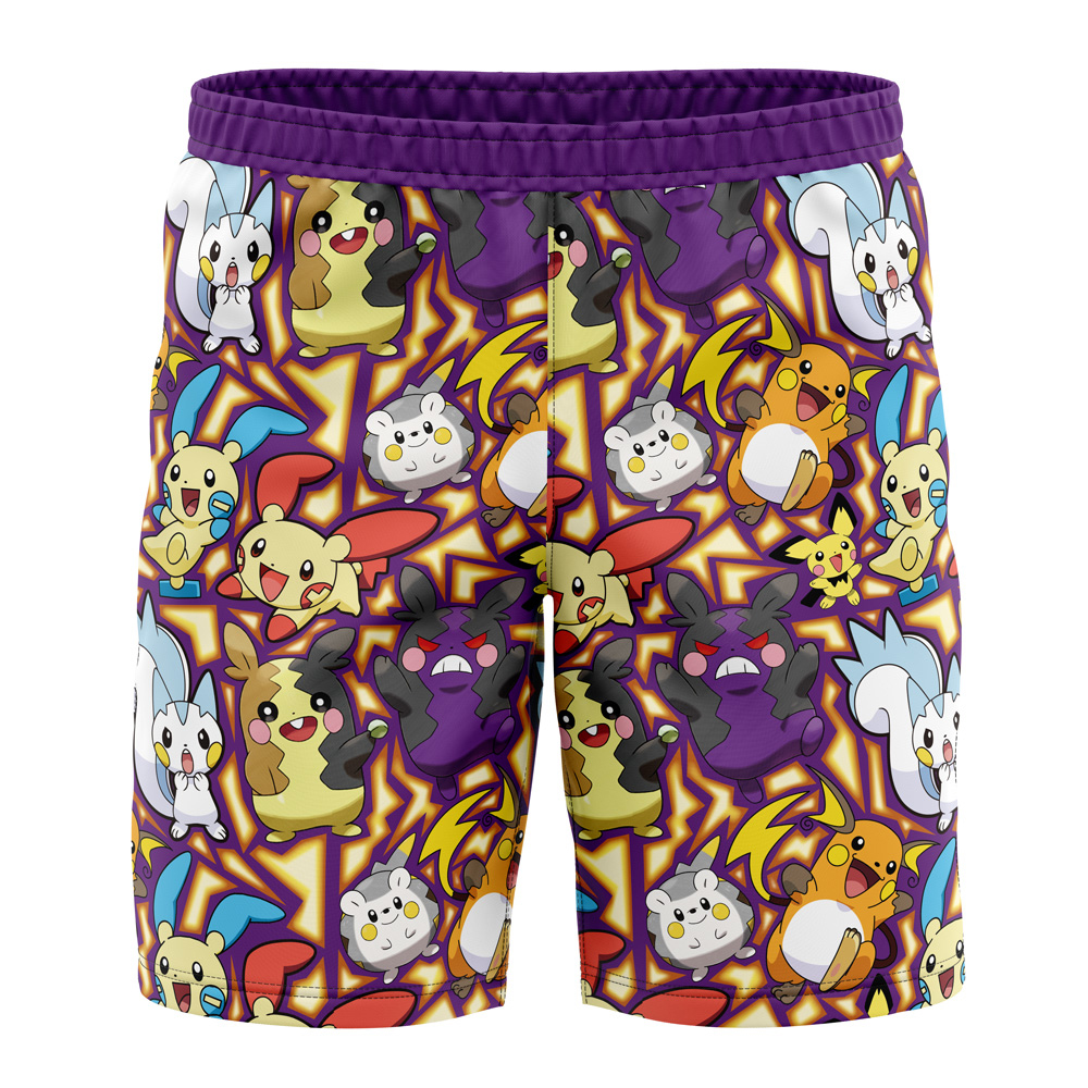 Electric Rodent Type Pokemon Pokemon Board Shorts Swim Trunks