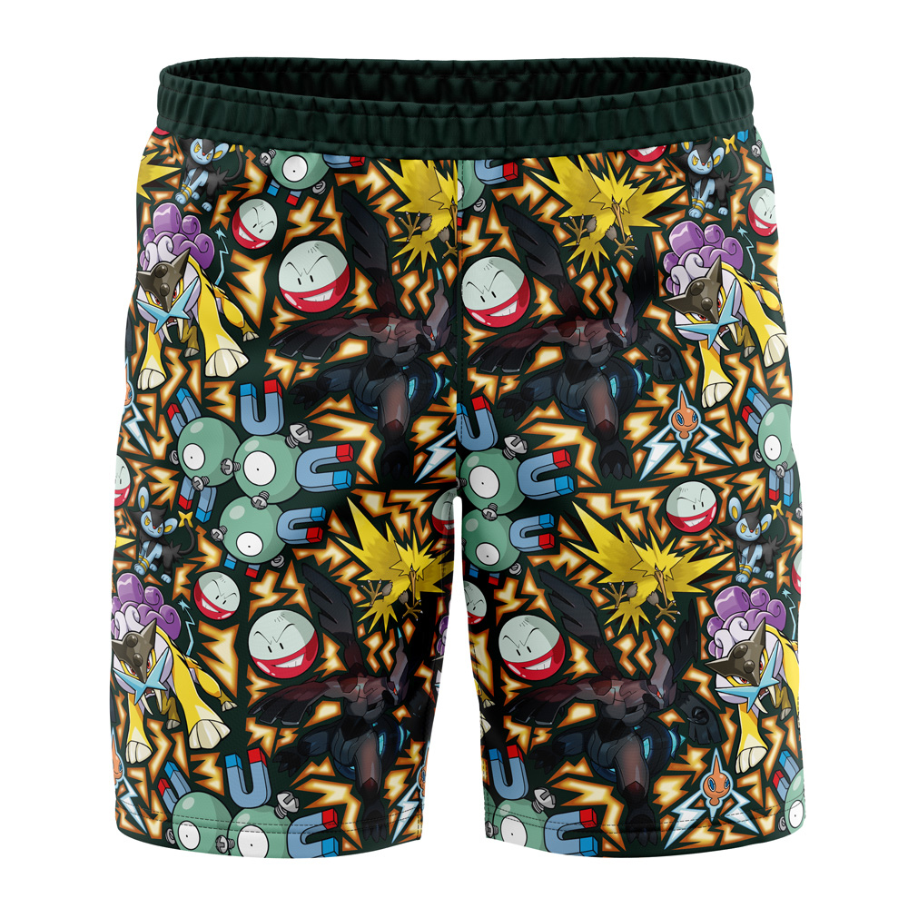 Electric Type Pokemon Pokemon Board Shorts Swim Trunks