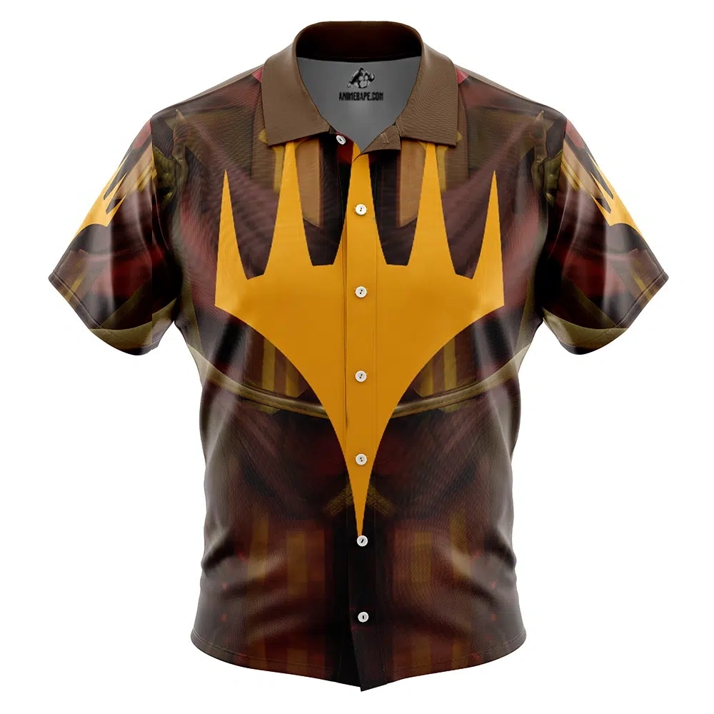 Elements of Magic the Gathering Button Up Hawaiian Shirt