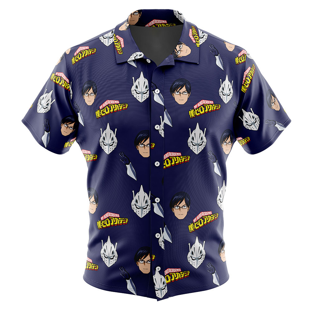 Engine Ida Tenya My Hero Academia Button Up Hawaiian Shirt