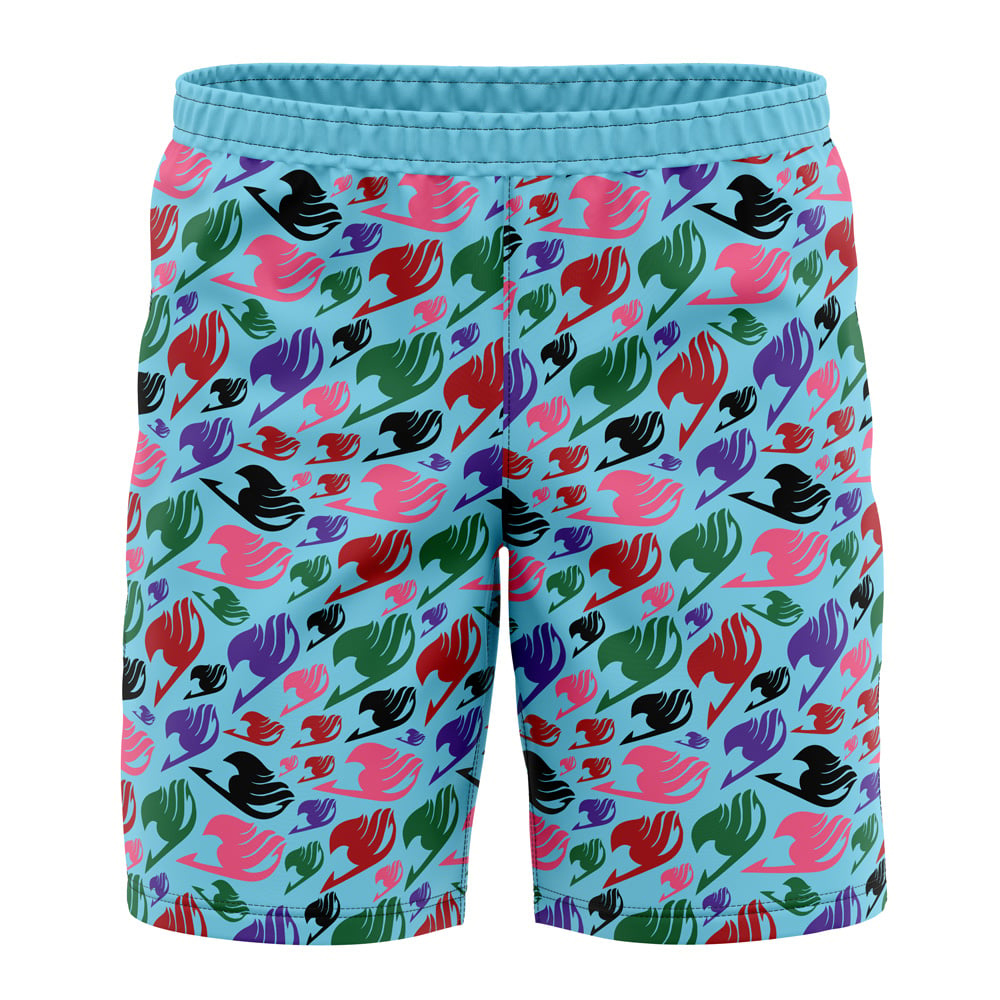 Fairy Tail Insignia Fairy Tail Board Shorts Swim Trunks