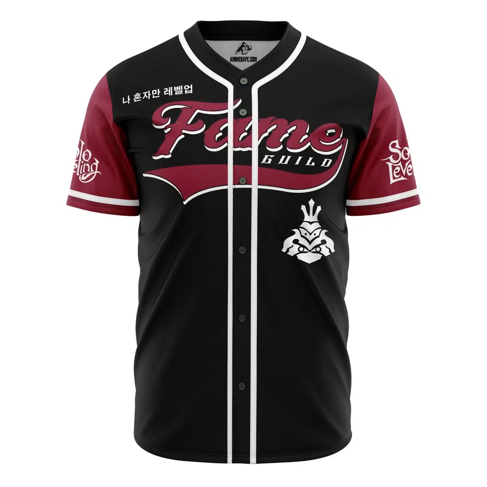 Fame Guild Solo Leveling Baseball Jersey