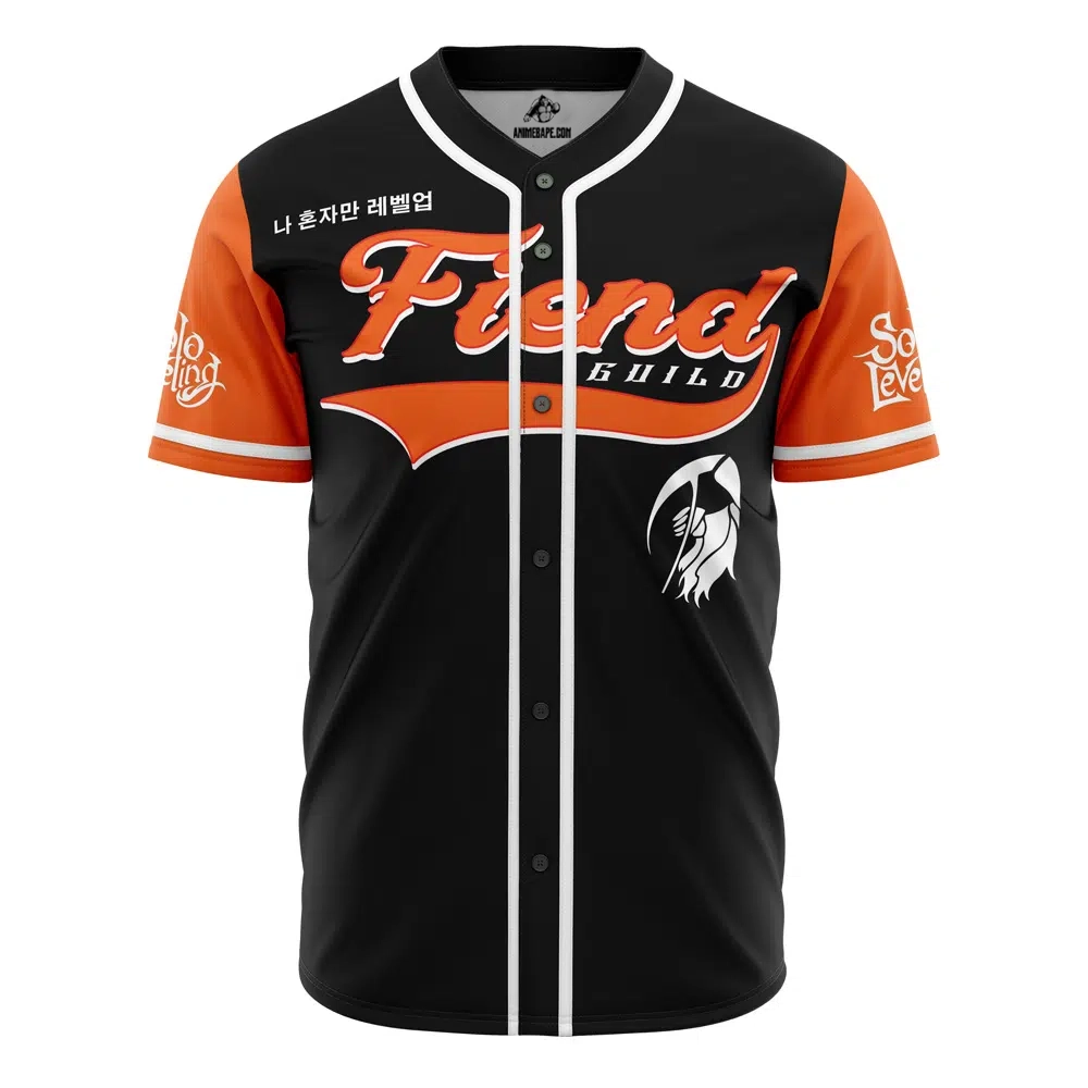 Fiend Guild Solo Leveling Baseball Jersey