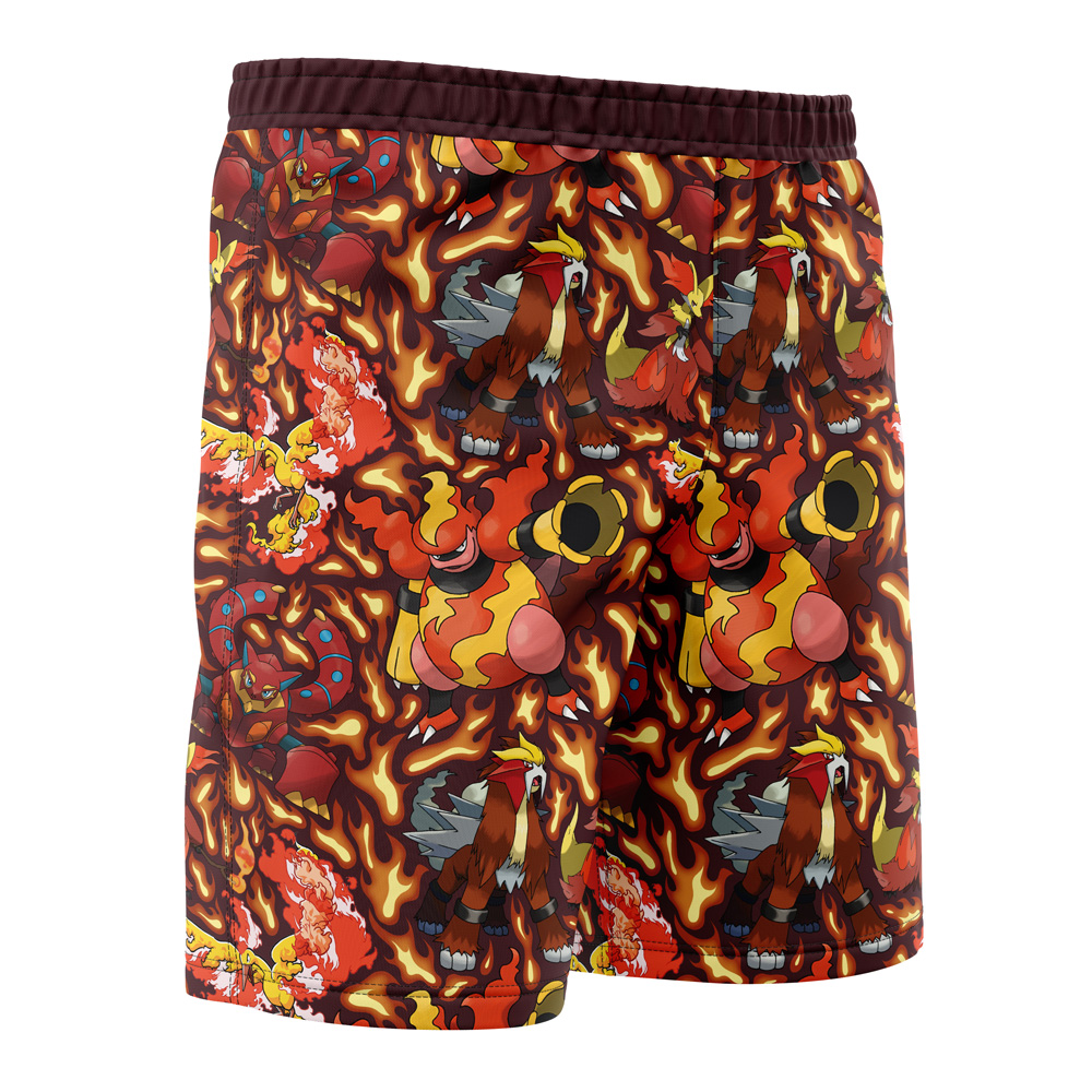 Fire Type Pokemon Pokemon Board Shorts Swim Trunks