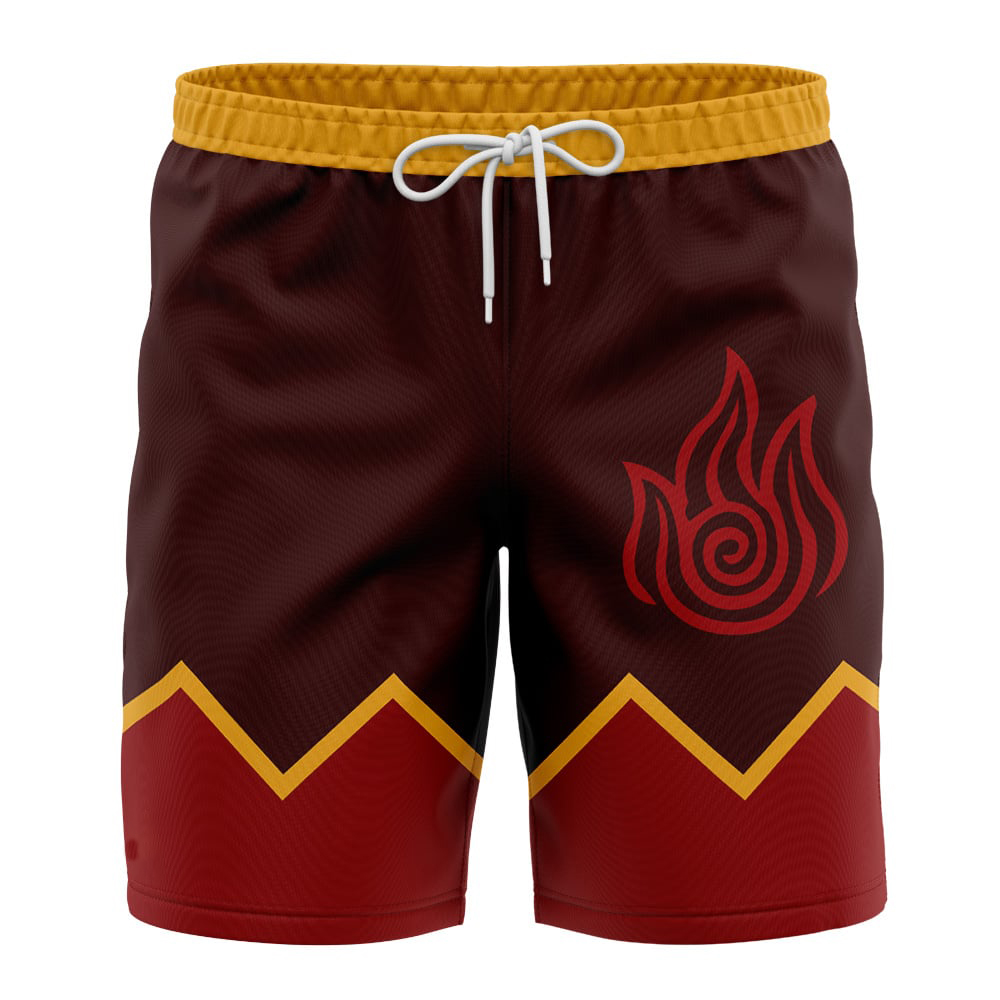 Firebender Avatar Board Shorts Swim Trunks