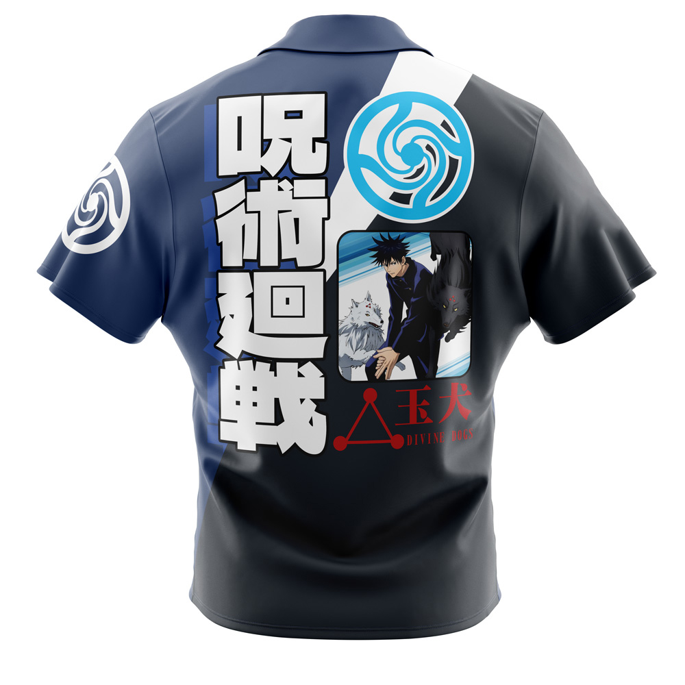 Fushiguro Megumi Jujutsu Kaisen Button Up Hawaiian Shirt