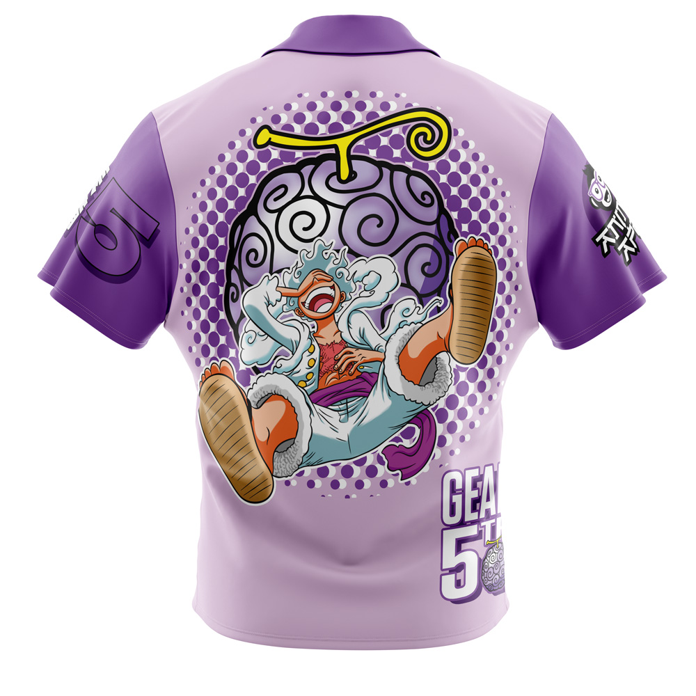 Gear 5th Luffy One Piece Pirates Button Up Hawaiian Shirt