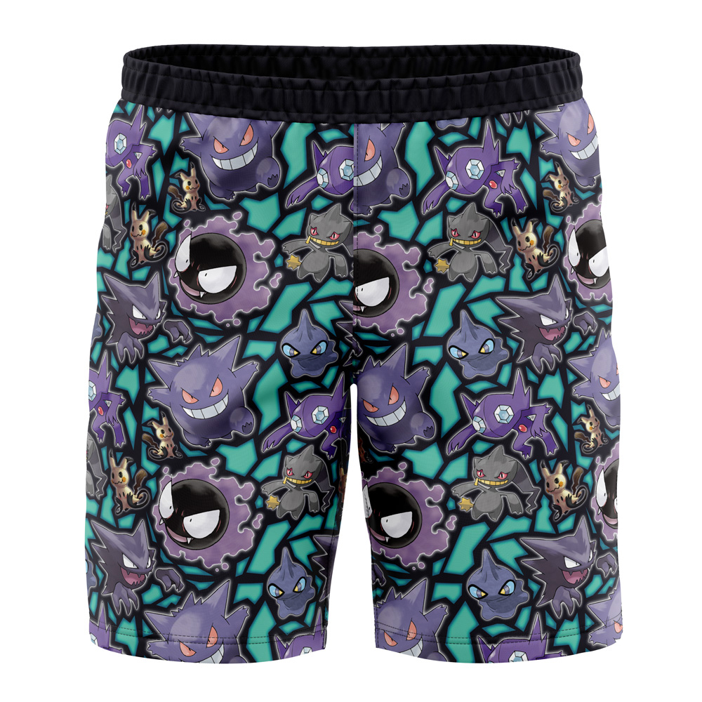 Ghost Type Pokemon Pokemon Board Shorts Swim Trunks