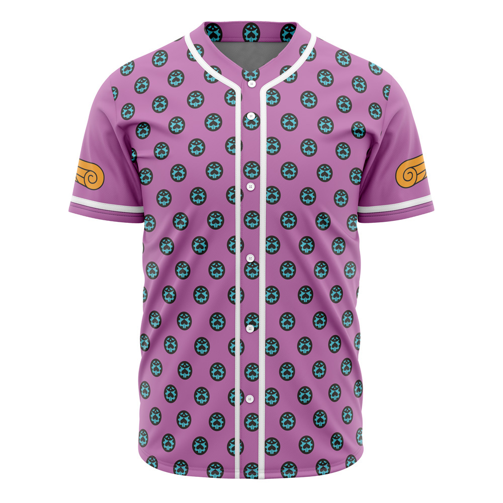 Giorno Giovanna Anime Jojo's Bizarre Adventure Baseball Jersey