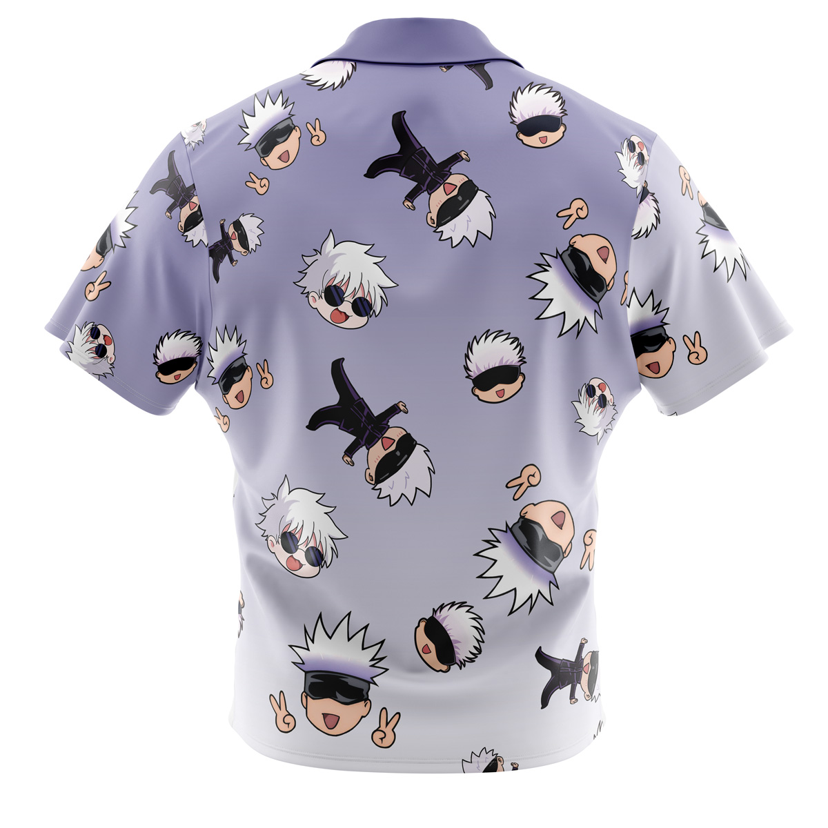Gojo Satoru Pattern Jujutsu Kaisen Button Up Hawaiian Shirt