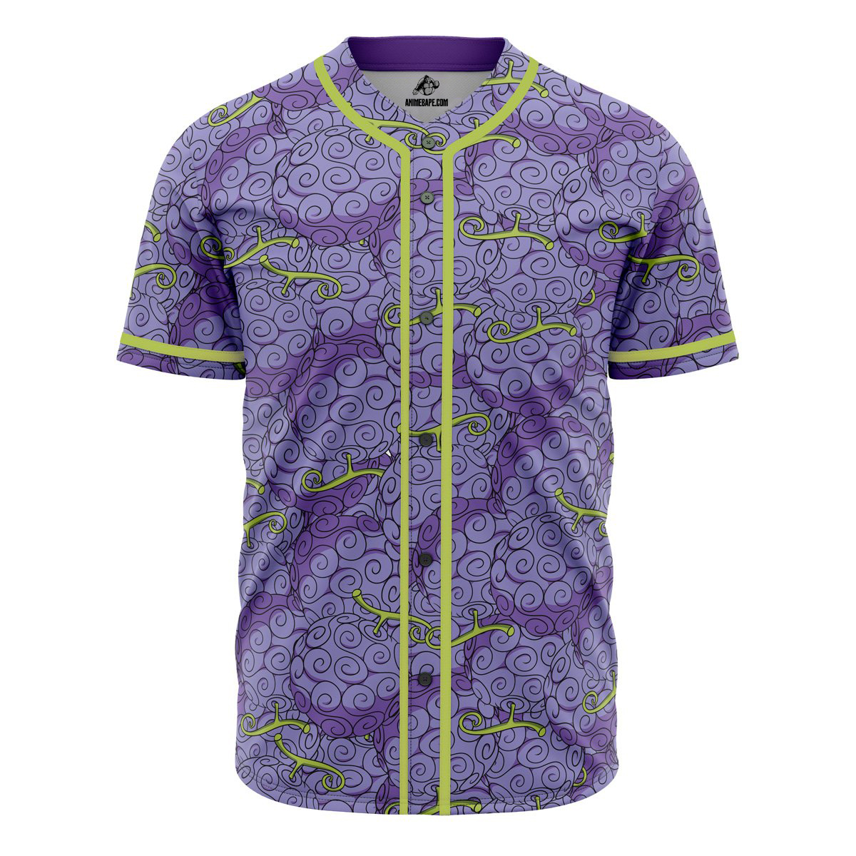 Gomu Gomu No Mi Devil Fruit One Piece Baseball Jersey