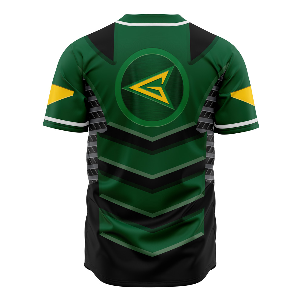 Green Arrow Cosplay DC Comics Baseball Jersey
