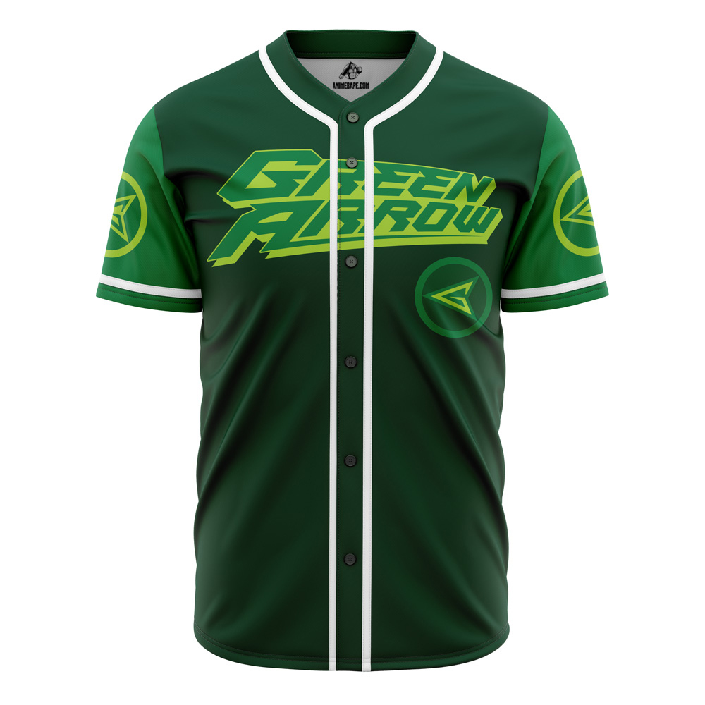 Green Arrow DC Comics Baseball Jersey