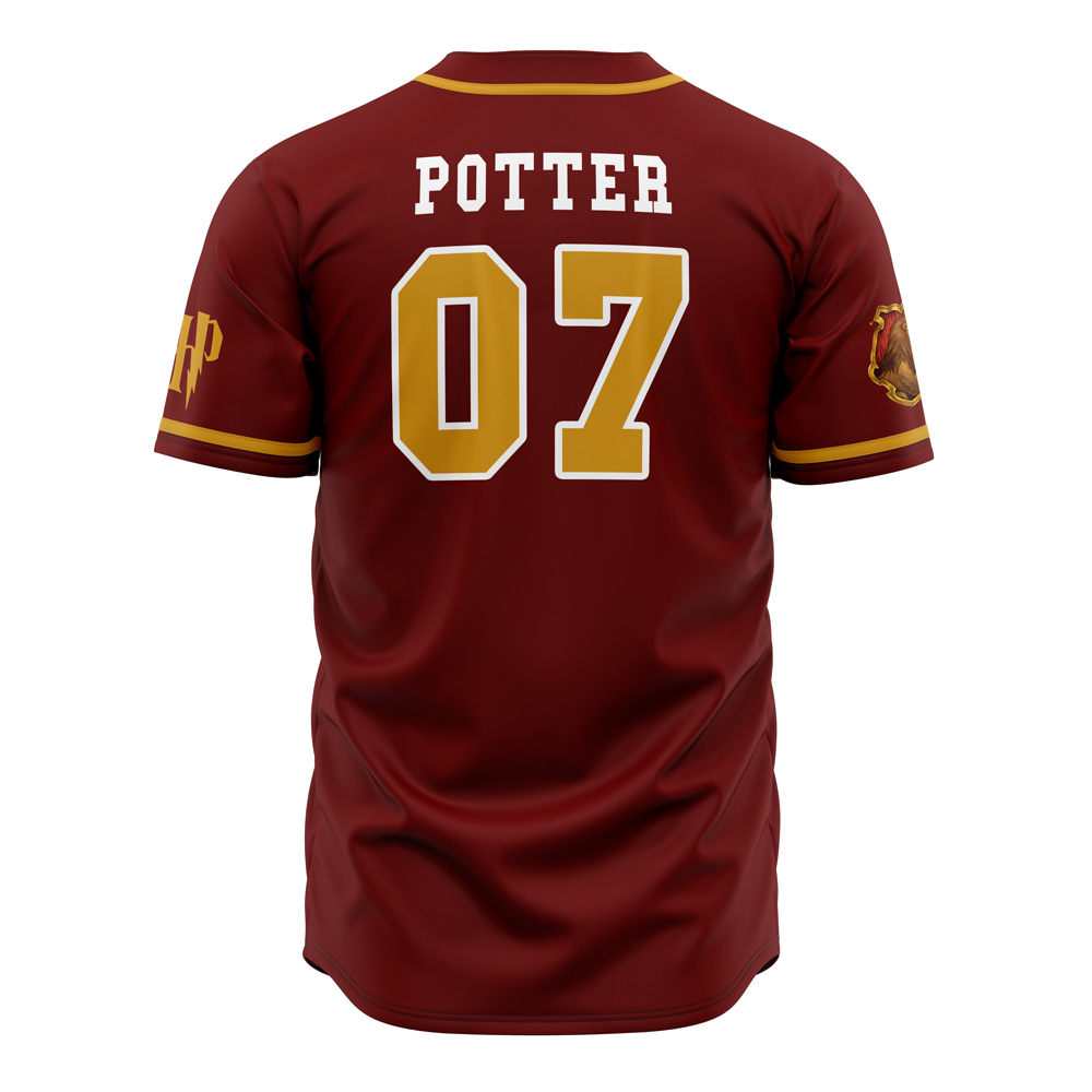 Gryffindor House Harry Potter Baseball Jersey