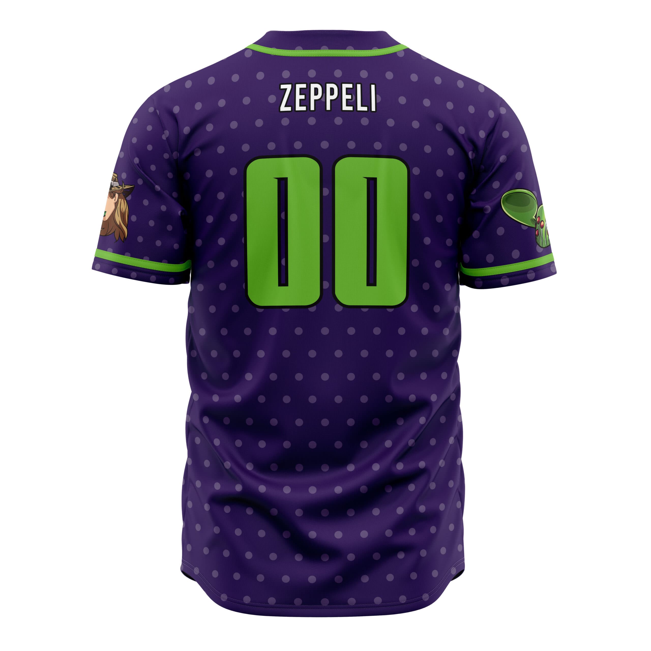 Gyro Zeppeli Ball Breaker Jojo’s Bizarre Adventure Baseball Jersey