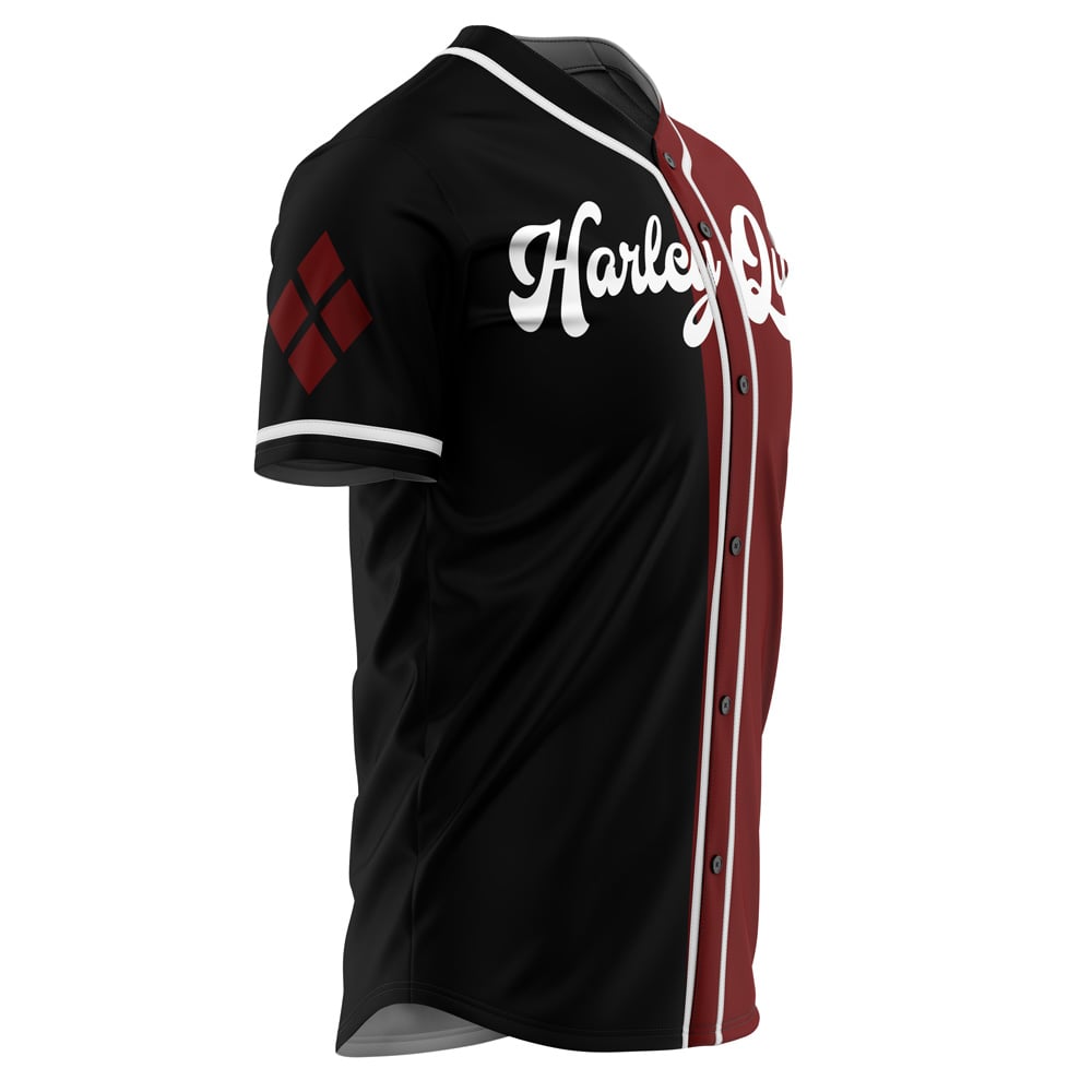 Harley Quinn Live Fast Die Clown DC Comics Baseball Jersey