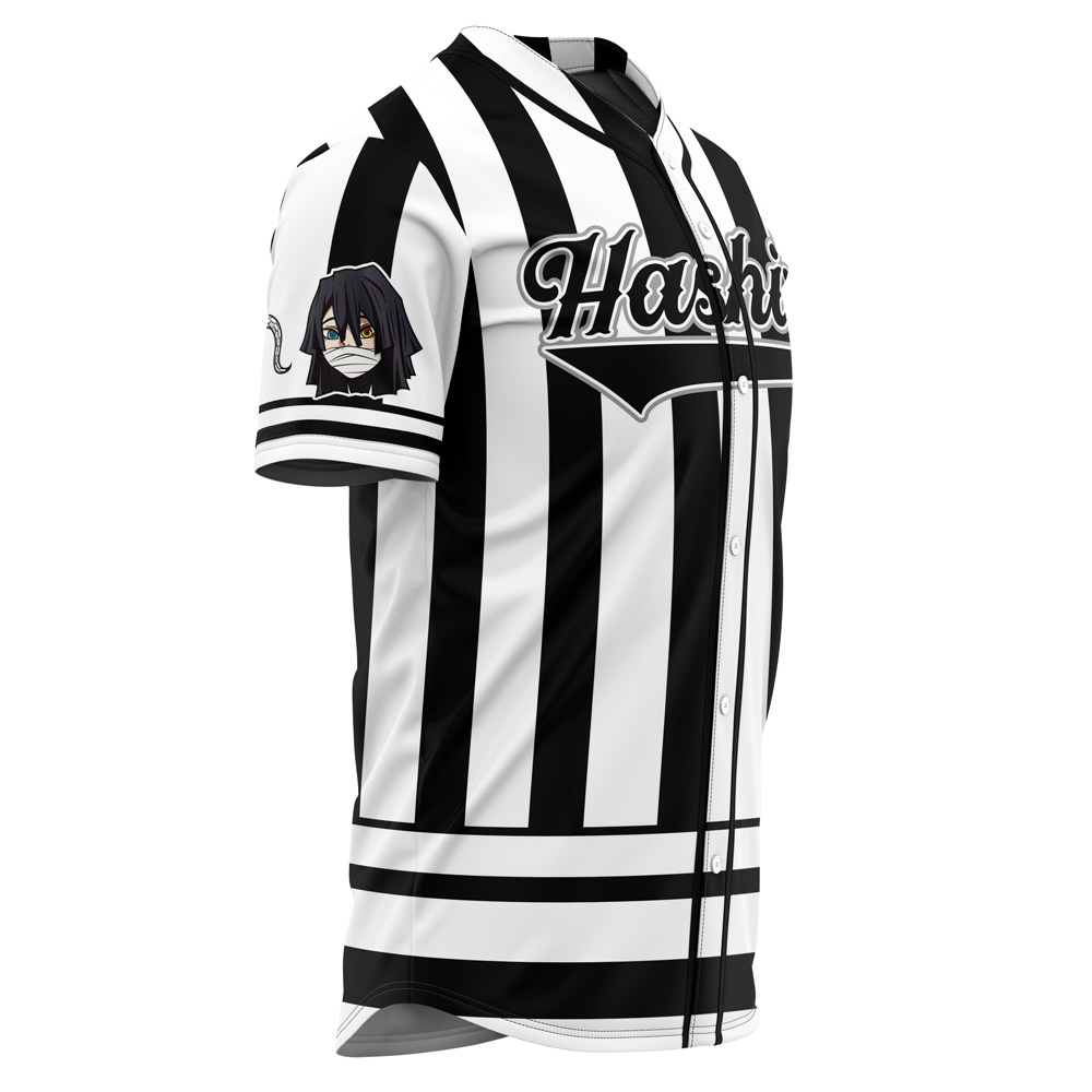 Hashira Obanai Iguro Demon Slayer Baseball Jersey