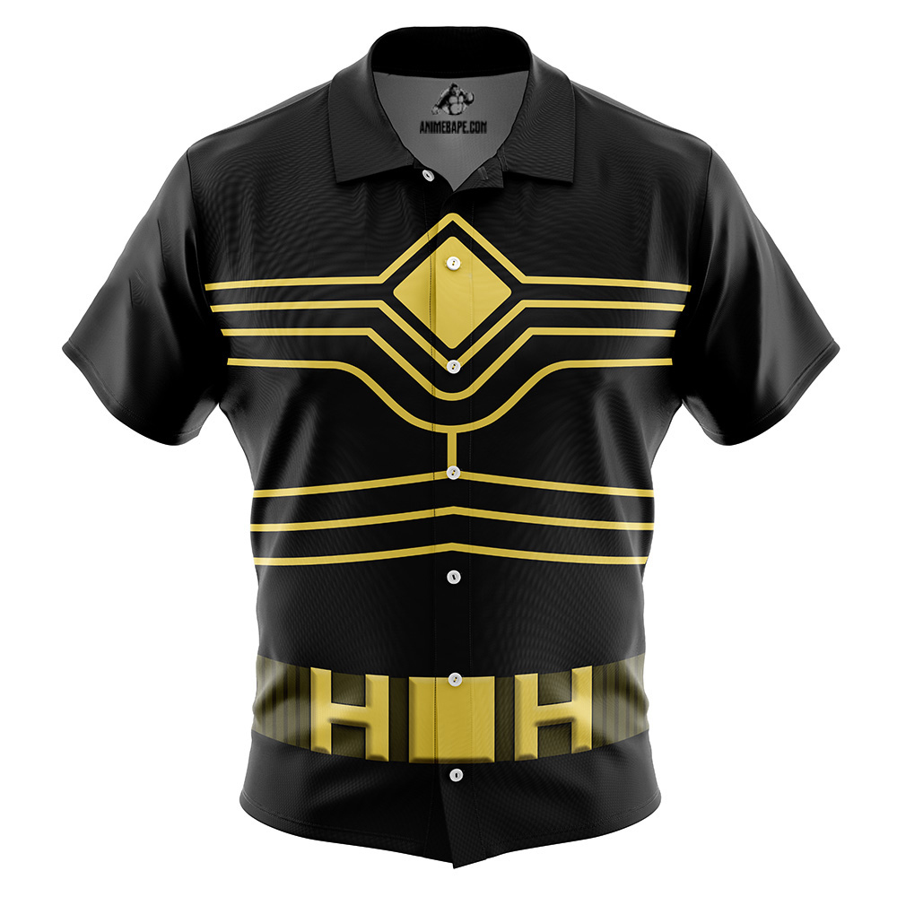 Hawks My Hero Academia Button Up Hawaiian Shirt