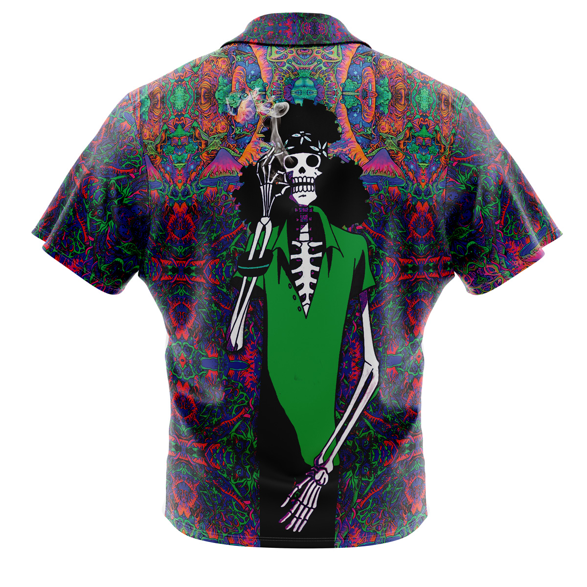 Hippie Trip Brook One Piece Pirates Button Up Hawaiian Shirt