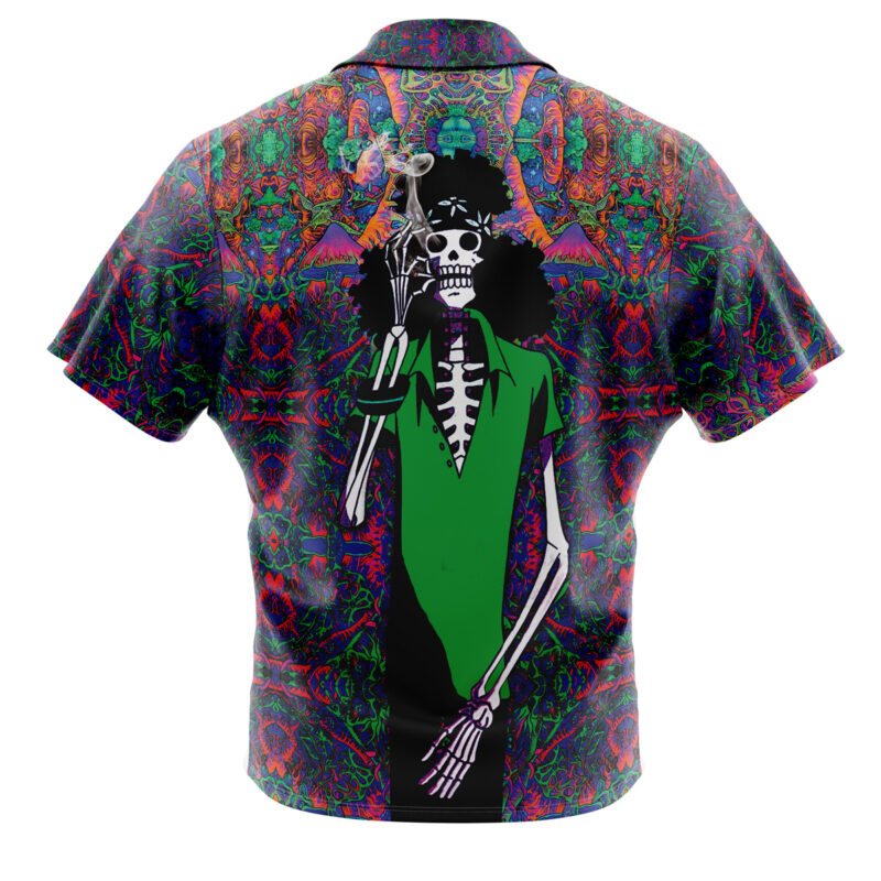 Hippie Trip Brook One Piece Pirates Button Up Hawaiian Shirt