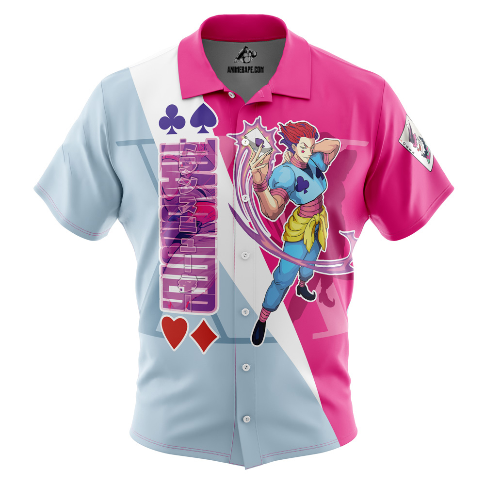 Hisoka Morow Hunter x Hunter Button Up Hawaiian Shirt