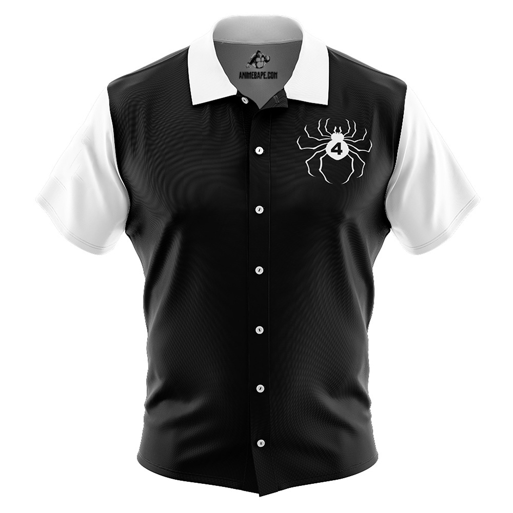 Hisoka V2 Phantom Troupe Hunter X Hunter Button Up Hawaiian Shirt
