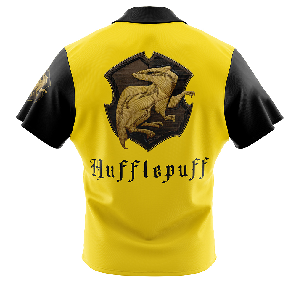 Hogwarts Legacy Hufflepuff V1 Harry Potter Button Up Hawaiian Shirt