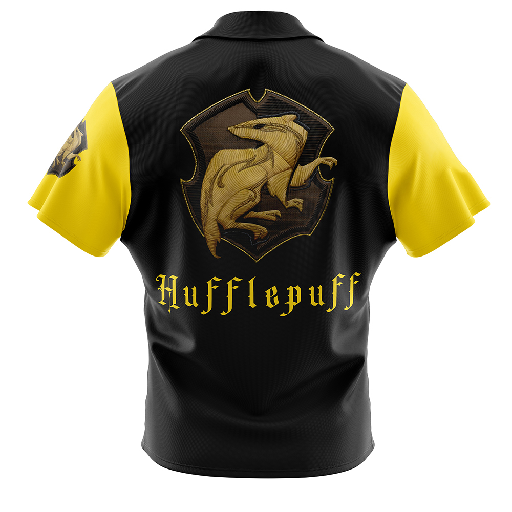 Hogwarts Legacy Hufflepuff V2 Harry Potter Button Up Hawaiian Shirt