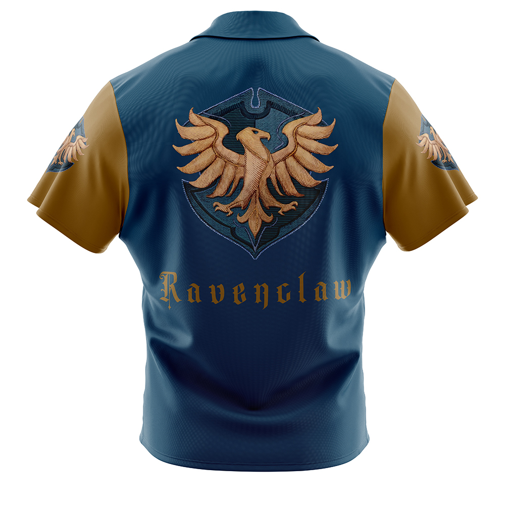 Hogwarts Legacy Ravenclaw Harry Potter Button Up Hawaiian Shirt