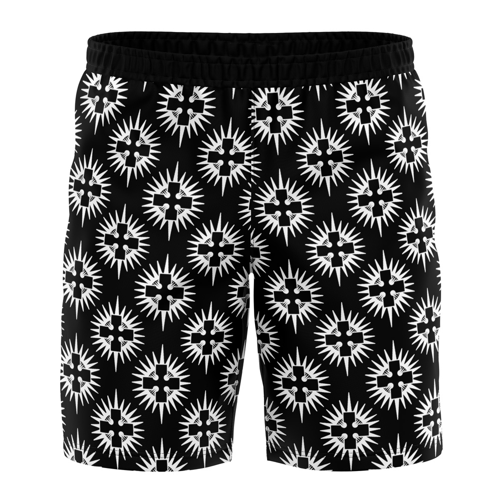 Holy Sol Temple Fire Force Board Shorts Swim Trunks