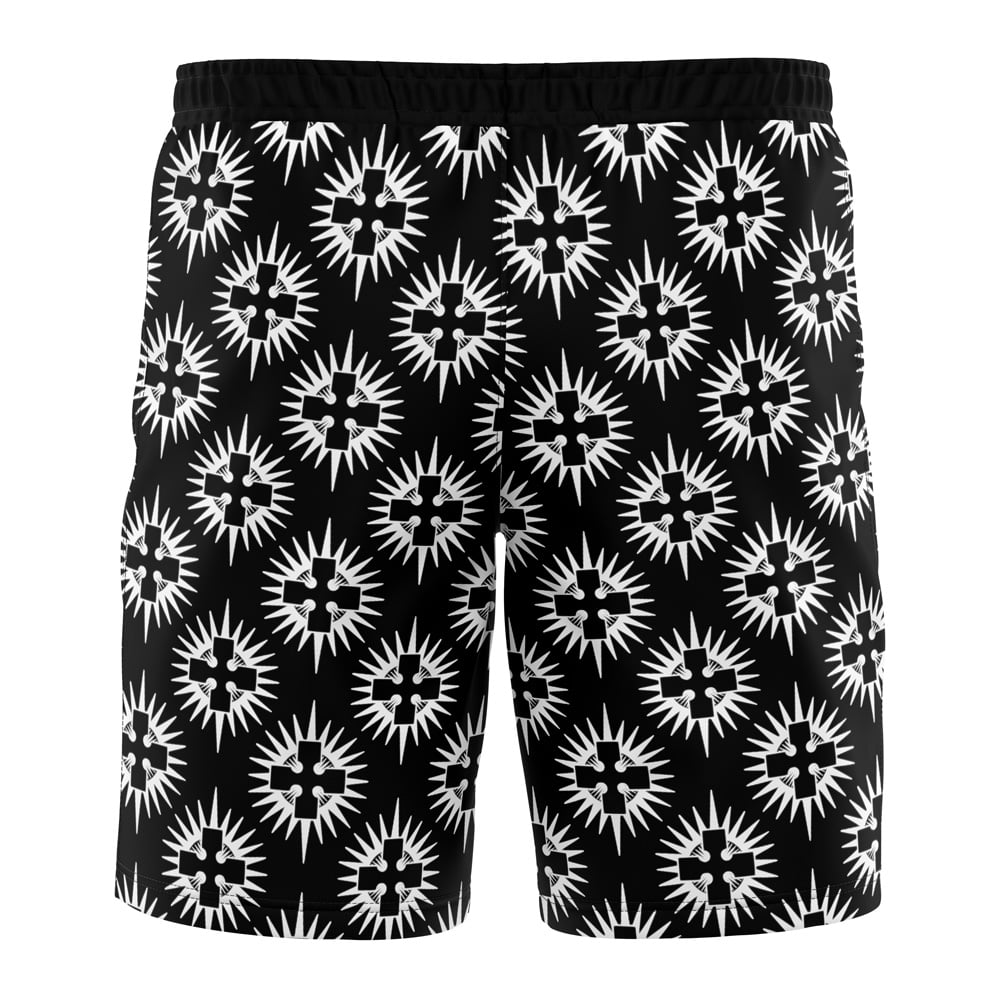 Holy Sol Temple Fire Force Board Shorts Swim Trunks