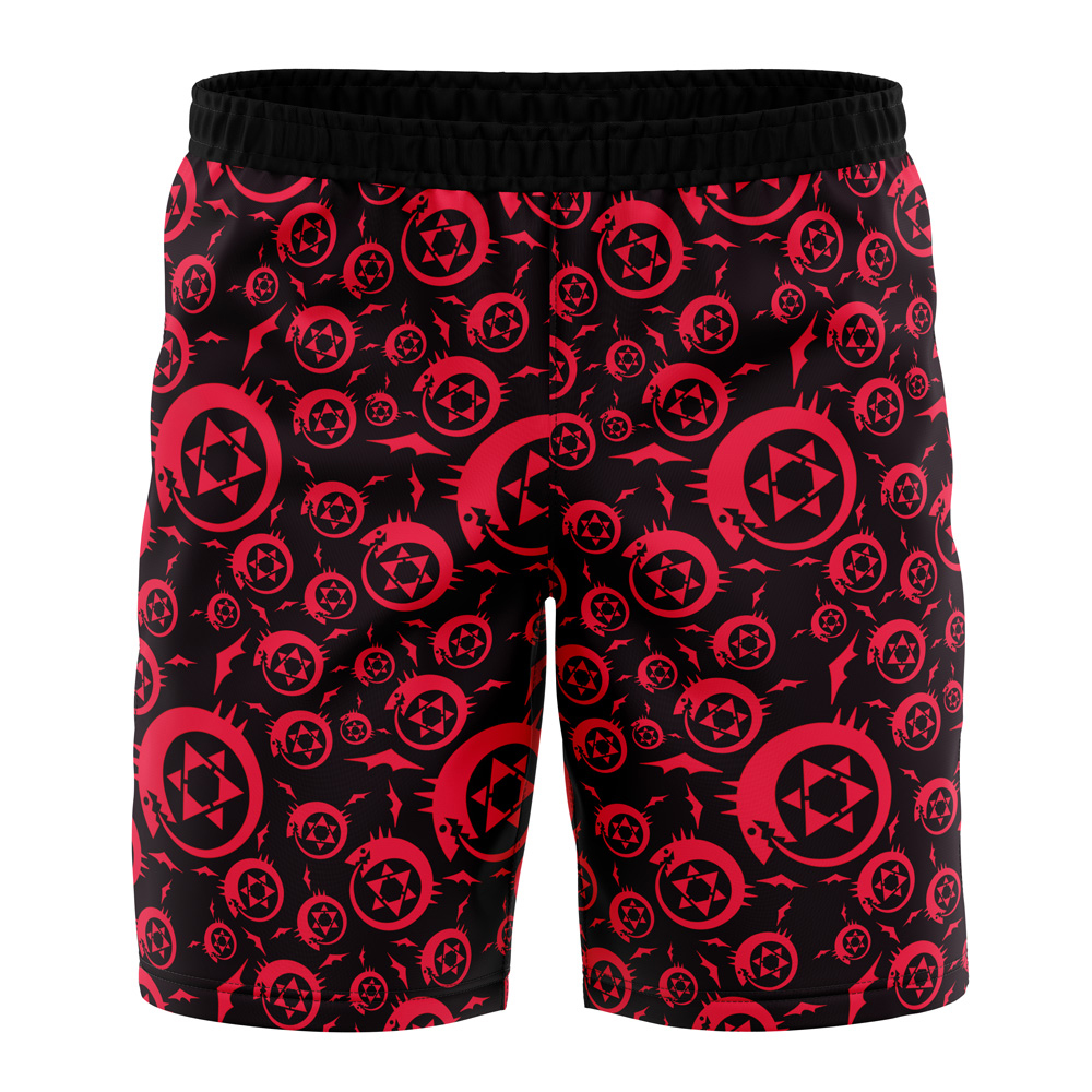 Homonculus Ouroboros Full Metal Alchemist Board Shorts Swim Trunks