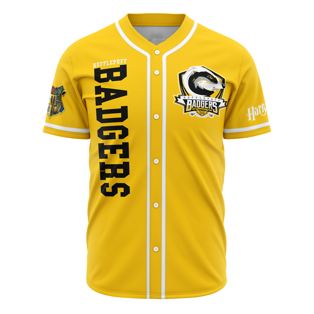 Hufflepuff Badgers House Harry Potter Baseball Jersey