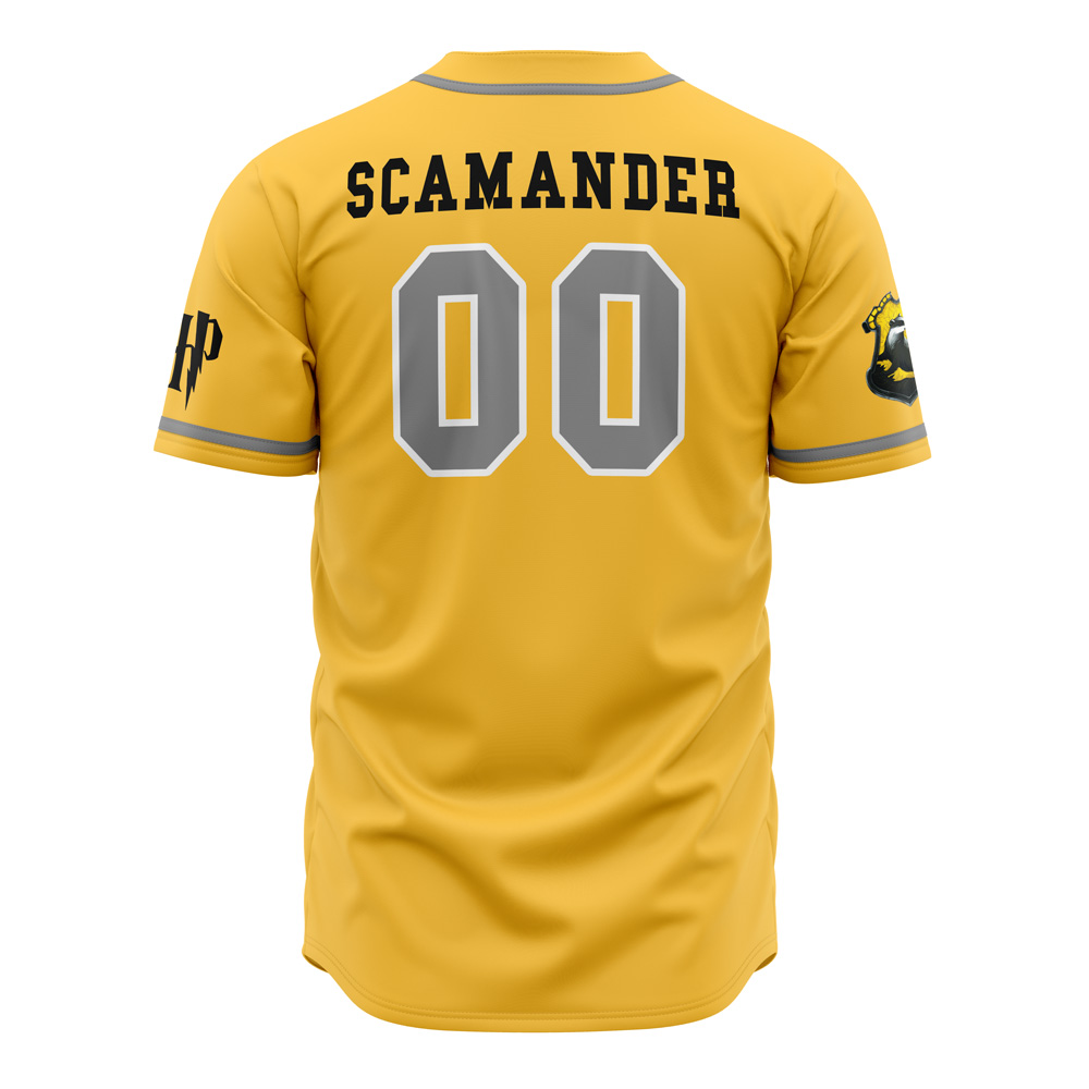 Hufflepuff House Harry Potter Baseball Jersey