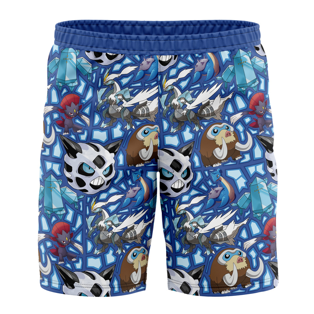 Ice Type Pokemon Pokemon Board Shorts Swim Trunks